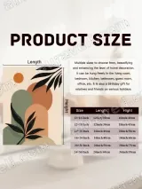 Abstract Botanical Geometric Canvas Wall Art for Living Room Decor – view 6