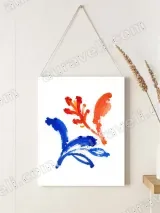 Colorful Abstract Floral Canvas Wall Art for Home Decor – view 2
