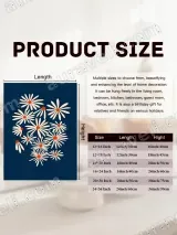 Daisy Floral Canvas Wall Art for Living Room & Bedroom Home Decor – view 7