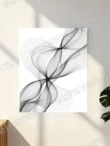 Modern Abstract Line Flow Canvas Wall Art for Living & Bedroom Home Decor – view 2