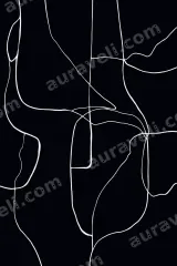 Abstract Line Art Canvas Wall for Living Room framed modern home decor