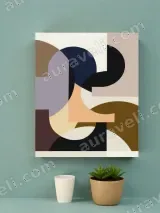 Abstract Geometric Canvas Wall Art for Living Room Bedroom Home Decor