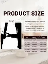 Abstract Black Brushstroke Canvas Wall Art for Living Room Home Decor – view 7