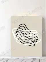 Abstract Line Art Canvas Wall Art for Living Room Home Decor – view 3