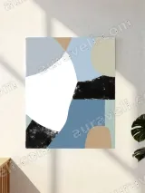 Abstract Geometric Canvas Wall Art for Living Room Bedroom Home Decor – view 2