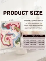 Abstract Swirl Canvas Wall Art for Living Room Bedroom Home Decor – view 6
