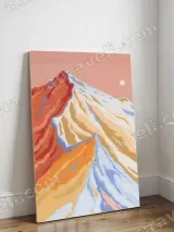 Colorful Mountain Landscape Canvas Wall Art for Home Decor – view 3