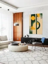 Abstract Geometric Canvas Wall Art for Living Room Bedroom Home Decor – view 5