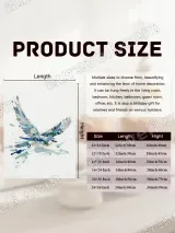 Watercolor Splash Bird Canvas Wall Art for Living Room Home Decor – вид 7