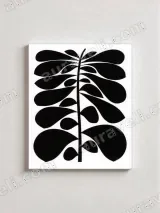 Abstract Botanical Leaf Canvas Wall Art for Living Room Home Decor – view 3