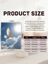 Flying White Dove Sky Clouds Canvas Wall Art for Living Room Home Decor – view 7