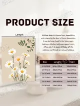 Daisy Floral Canvas Wall Art for Bedroom & Living Room Decor – view 7