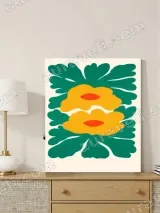 Abstract Floral Canvas Wall Art for Bedroom and Living Room Home Decor – вид 4