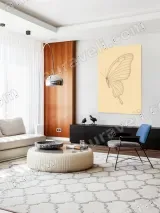 Butterfly Sketch Canvas Wall Art for Living Room Bedroom Home Decor – view 5