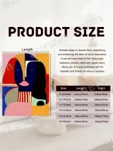 Abstract Figurative Canvas Wall Art for Living Room Decor – вид 7