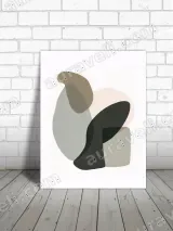 Abstract Geometric Shapes Canvas Wall Art for Living Room Bedroom Home Decor – view 3
