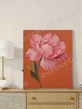 Pink Peony Floral Canvas Wall Art for Living Room Bedroom Home Decor – view 4