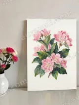 Pink Blossom Floral Canvas Wall Art for Bedroom & Living Room Home Decor – view 2