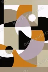 Abstract Geometric Canvas Wall Art for Living Room Bedroom framed modern home decor
