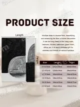 Abstract Geometric Arch Canvas Wall Art for Living Room Decor – view 7