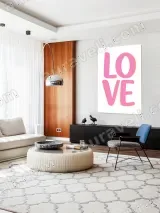 LOVE Typography Canvas Wall Art for Living Room Bedroom Home Decor – вид 5
