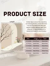 Winter Snow Tree & Floral Canvas Wall Art for Home Decor – view 7
