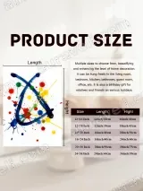 Abstract Colorful Paint Splatter Canvas Wall Art for Living Room Home Decor – view 7
