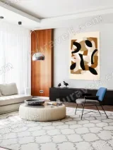 Abstract Geometric Canvas Wall Art for Living Room Bedroom Home Decor – вид 5