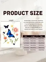 Butterflies & Floral Canvas Wall Art for Living Room Bedroom Home Decor – view 6