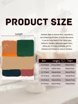 Abstract Geometric Color Block Canvas Wall Art for Living Room Bedroom Decor – view 7