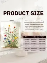 Colorful Wildflowers Canvas Wall Art for Living Bedroom Home Decor – view 7