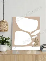 Minimalist Abstract Botanical Canvas Wall Art for Living Room Decor – view 3