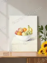 Fruit Still Life Canvas Wall Art for Living Room Home Decor