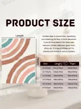 Abstract Rainbow Strokes Canvas Wall Art for Living Room Home Decor – view 7