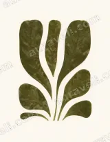 Botanical Leaf Canvas Wall Art for Living Room Bedroom framed modern home decor