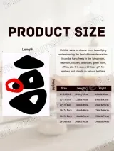 Abstract Black Red Shapes Canvas Wall Art for Living Room Home Decor – view 6