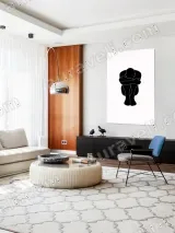 Abstract Self - Hugging Figure Canvas Wall Art for Bedroom Decor – view 5
