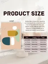Abstract Geometric Shapes Canvas Wall Art for Living Room Home Decor – view 7