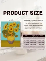 Sunflower Vase Canvas Wall Art for Living Room Home Decor – view 7