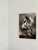 Spotted Horse Running Canvas Wall Art for Living Room Bedroom Home Decor – вид 2