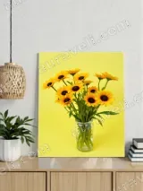 Sunflower Bouquet Canvas Wall Art for Bedroom & Living Room Home Decor – вид 2