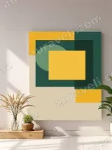 Abstract Geometric Canvas Wall Art for Living Room Bedroom Home Decor – view 3