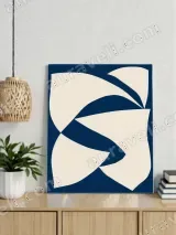 Abstract Geometric Canvas Wall Art for Living Room Home Decor – вид 2