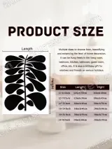 Abstract Botanical Leaf Canvas Wall Art for Living Room Home Decor – view 7
