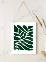 Tropical Leaf Canvas Wall Art for Living Room Home Decor – вид 2