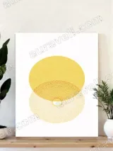 Abstract Geometric Circles Wall Art for Living Room Bedroom Home Decor – view 4