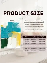 Abstract Color Block Canvas Wall Art for Living Room Home Decor – view 7