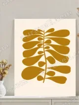 Abstract Botanical Leaf Canvas Wall Art for Living Room Home Decor – view 3