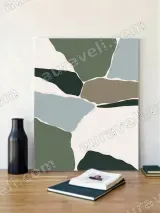 Abstract Geometric Canvas Wall Art for Living Room Bedroom Home Decor – view 3